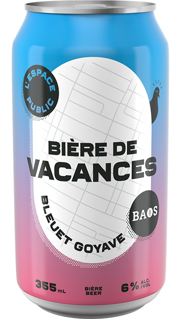 Bière de Vacances Bleuet Goyave
